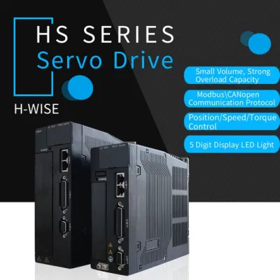 New HS601 Series AC Servo Driver System with Powerful Torque Motor Optional Extension Card Function 200W 220V to 22kw 380V